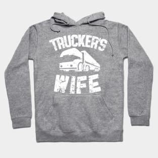 Trucker's wife (white) Hoodie